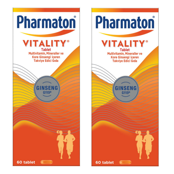 2 Adet Pharmaton Vitality 60 Tablet - 1