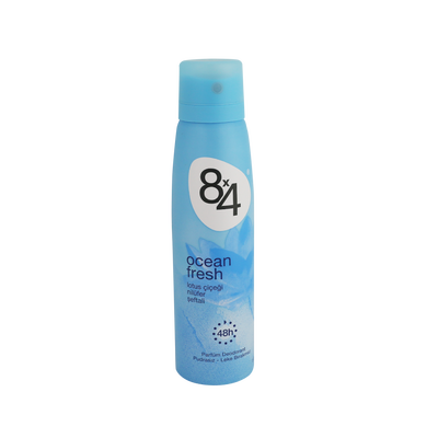 8X4 Ocean Fresh Sprey Deodorant 150 ml Kadın - 1