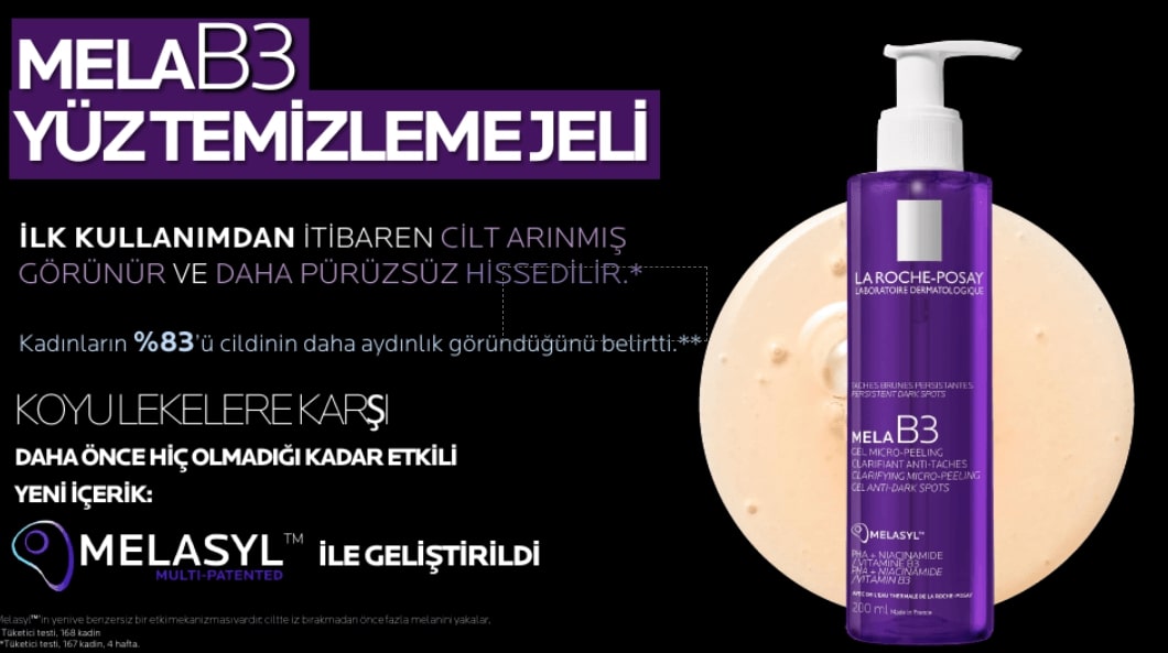 La Roche Posay'ın En Yeni Ürünü Mela B3 Yüz Temizleme Jeli İle Tanış