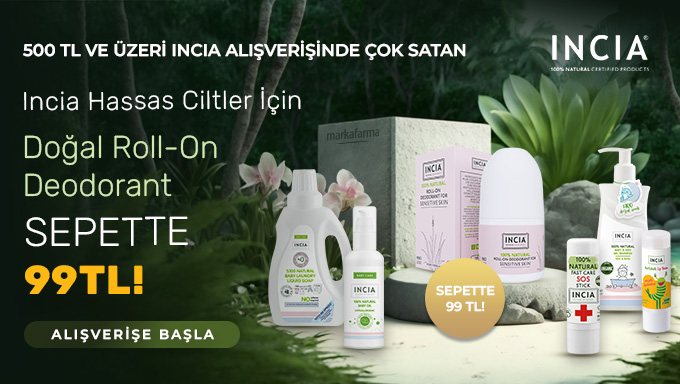 <div style="text-align: center;"><b style=""><font size="4"><a href="https://www.markafarma.com/incia">500TL ve Üzeri INCIA Alışverişinde Hassas Roll On SEPETTE 99TL!</a></font></b></div>