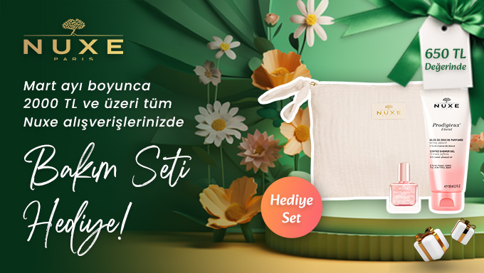 <div style="text-align: center;"><b style=""><font size="4"><a href="https://www.markafarma.com/nuxe">2.000TL ve Üzeri Nuxe Siparişlerinde Bakım Seti HEDİYE!</a></font></b></div>