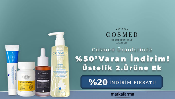 <div style="text-align: center;"><span style="font-size: 18pt;"><strong><a href="https://www.markafarma.com/cosmed">Cosmed Siparişlerinde 2. Ürüne Anında %20 İNDİRİM!</a></strong></span></div>