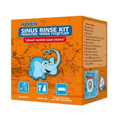 Abfen Sinüs Rinse Kit Pediatric 50 Yedek Poşet