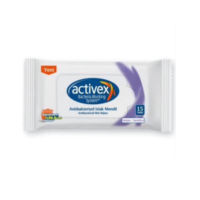 Activex Islak Havlu Hassas 15'li - 3'lü Paket - 2