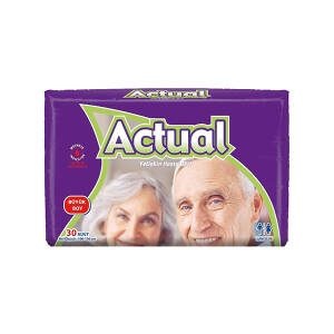 Actual Hasta Altı Bezi Büyük Boy (Large ) 30'lu