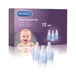Alvita Nasal Aspiratör Yedek Uçlu 12'li