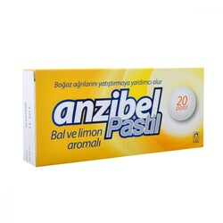 Anzibel Pastil Bal ve Limon Aromalı Pastil