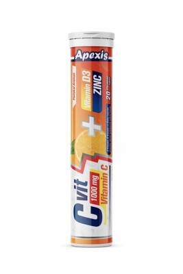 Apexis C Vit 1000 mg + D3 + Zinc 20 Efervesan Tablet - 1