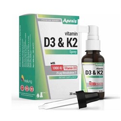 Apexis Vitamin D3 & K2 Oral Sprey Takviye Edici Gıda 30 ml