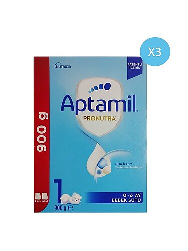 Aptamil Pronutra 1 Devam Sütü 900 gr 0-6 Ay 3 Adet - 1