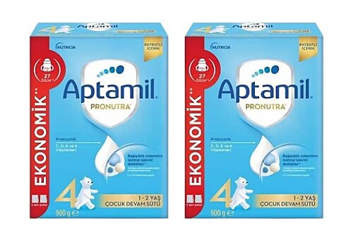 Aptamil Pronutra 4 Devam Sütü 900 gr - 2 li Kutu - 1
