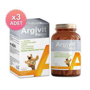 Argivit Focus 30 Tablet 3'lü