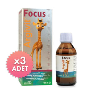 Argivit Focus Şurup 150 ml 3 Adet