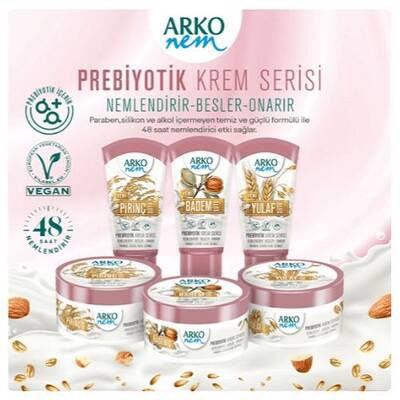 Arko Nem Prebiyotik Krem Serisi Yulaf Sütü 250 ml - 4