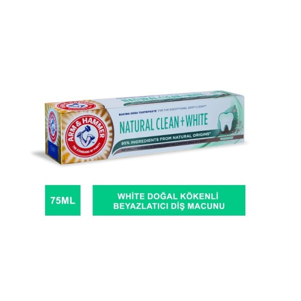 Arm & Hammer Natural Clean Beyazlatıcı Diş Macunu 75 ml - 1