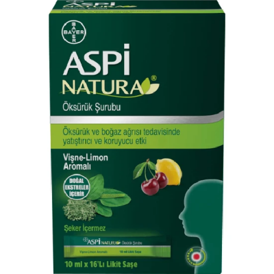 Aspinatura Öksürük Şurubu 10 ml x 16 Saşe - 1