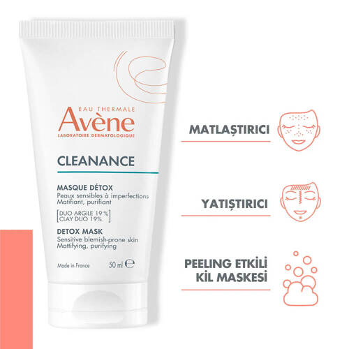 Avene Cleanance Detox Mask 50 ml - 4