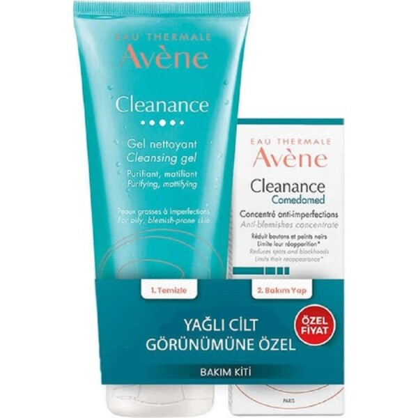 Avene Cleanance Gel Nettoyant 200 ml + Comedomed 30 ml Bakım Seti - 1