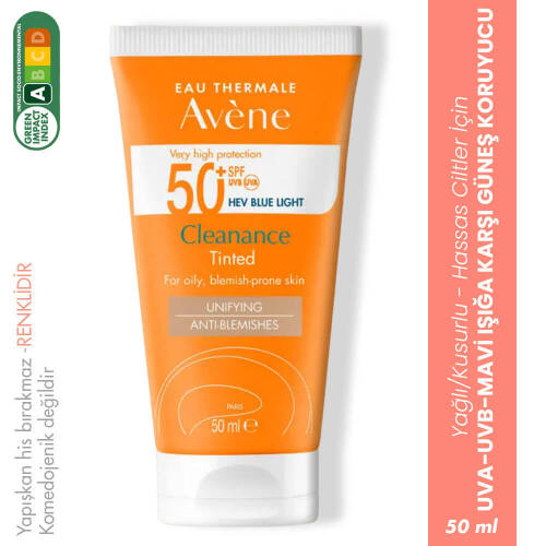Avene Cleanance Tinted Unifying SPF50+ 50 ml - 1