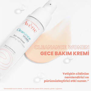 Avene Cleanance Women Smoothing Night Cream 30 ml - 5