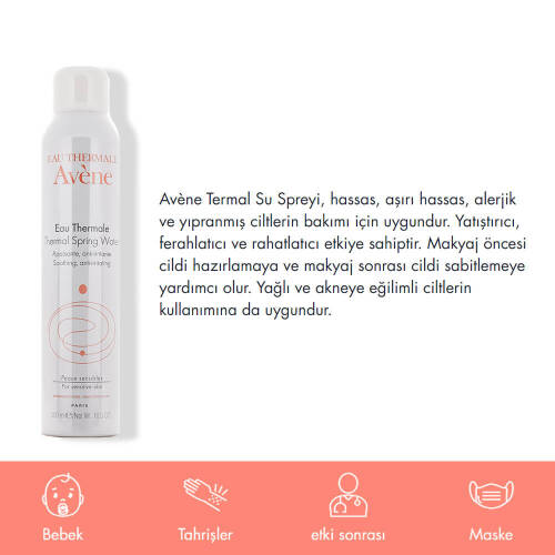 Avene Eau Thermal Spring Water 300 ml Termal Su - 3