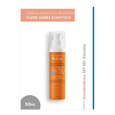 Avene Eau Thermale Fluide SPF 50+ 50 ml - 1