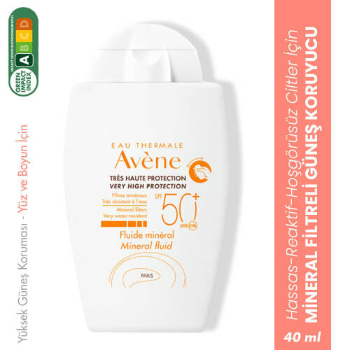 Avene Fluide Mineral SPF 50+ 40 ml - 1