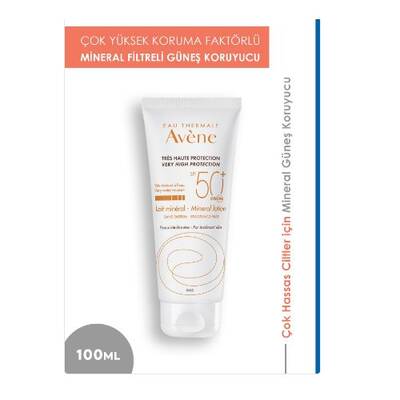 Avene Lait SPF 50+ Mineral Lotion 100 ml - 1