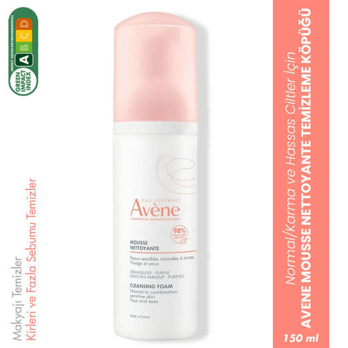 Avene Mousse Nettoyante Cilt Temizleme Köpüğü 150 Ml - 1