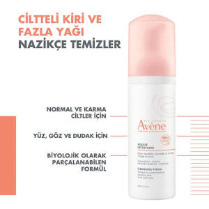 Avene Mousse Nettoyante Cilt Temizleme Köpüğü 150 Ml - 3