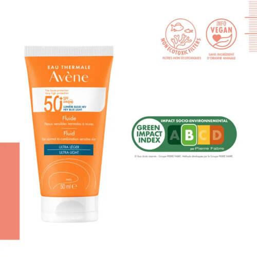 Avene Solaire SPF50+ Fluid Ultra Light 50 ml - 6