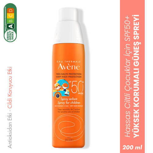 Avene Sun Care SPF 50+ Spray for Children 200ml - 1