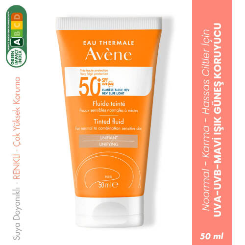 Avene Tinted Fluid SPF50+ 50 ml - 1