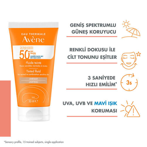 Avene Tinted Fluid SPF50+ 50 ml - 2