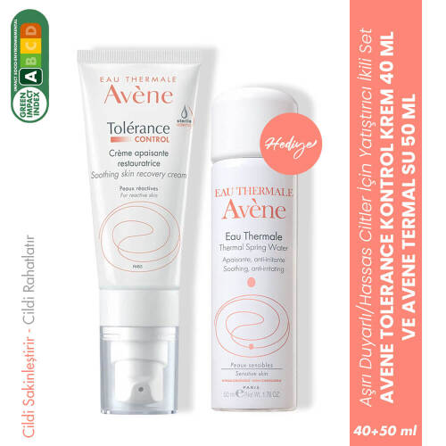 Avene Tolerance Control Krem 40 ml ve Termal Su 50 ml 2li Set - 1