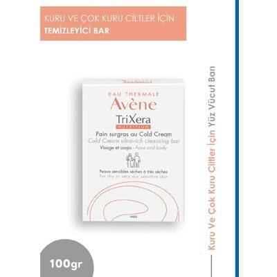 Avene Trixera Cold Cream Cleansing Bar 100 gr - 1