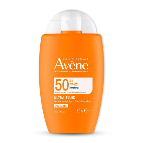 Avene Ultra Fluid Invisible SPF50 Normal ve Karma Ciltler İçin Güneş Kremi 50 ml - 1
