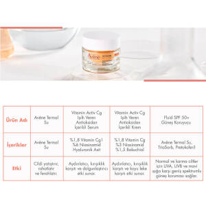 Avene Vitamine Activ Cg Yoğun Krem 50 ml - 9