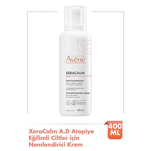 Avène Xeracalm A.D. Lipid-Replenishing Atopiye Eğilimli Ciltler için Nemlendirici Krem 400 ml - 1