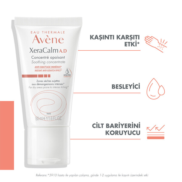 Avene XeraCalm AD Soothing Concentrate 50ml - 2