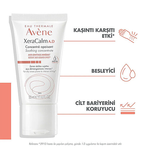 Avene XeraCalm AD Soothing Concentrate 50ml - 2