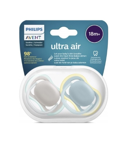 Avent SCF349/01 Ultra Air Soother Emzik 18+Ay 2'li - 1