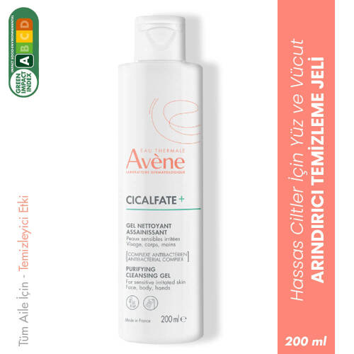 Avène Cicalfate Gel Nettoyant Purifiant Cleansing Gel 200 ml - 1