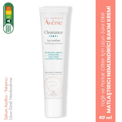 Avene Cleanance Yağlı Ciltlere Özel Matlaştırıcı Emülsiyon 40 ml - 1