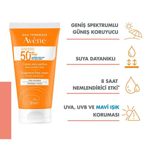 Avéne Ultra Large Spectre Creme Sans Parfum SPF50+ 50 ml - 2