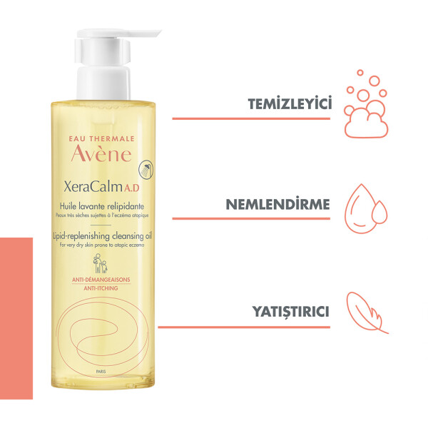 Avene Xeracalm Huile Lavante Yüz Temizleme Yağı 400 ml - 1