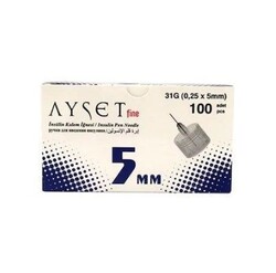 Ayset Fine 31G İğne Ucu 5mm