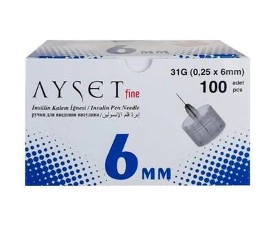 Ayset Fine 31G İğne Ucu 6mm - 1