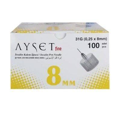 Ayset Fine 31G İğne Ucu 8mm - 1