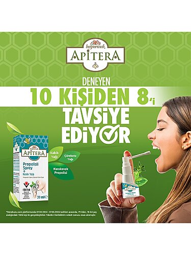 Balparmak Apitera Plus Kekik Yağlı Propolisli Sprey 20 ml - 2